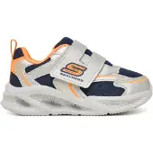 SKECHERS Meteor-Lights Glow Spike - Silver - 24