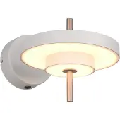 TRIO Lighting Led seinävalaisin Keaton, himmennettävä, Alumiini/harmaa/sinkki, Olohuone/ruokailutila, Metalli