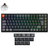 Keychron K2 Version 3, langaton mekaaninen näppäimistö, 75%, Super Switch Brown, monivärinen
