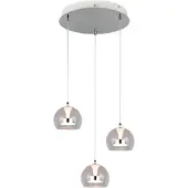TRIO Flynt LED riippuvalaisin 3-os kromi 2300+3000+4000K
