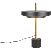 TRIO Lighting Led pöytävalaisin Keaton, himmennettävä, Musta, Olohuone/ruokailutila, Metalli