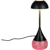 TRIO Tembo LED pöytävalaisin musta RGB