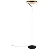 Valotorni Dios LED lattiavalaisin mattamusta
