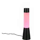 TRIO Cirrus LED pöytävalaisin mattamusta RGB