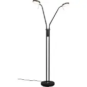 TRIO Monza LED lattiavalaisin 2-os mattamusta