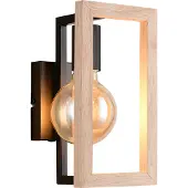 REALITY IMPORT Leuchten Seinävalaisin Bano, himmennettävä, Musta, Olohuone/ruokailutila, Metalli, Moderni,