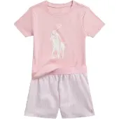 Ralph Lauren Tee & Short Set -yöasu 2-osainen