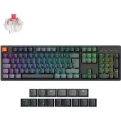 Keychron K10v2 RGB Hot Swap mekaaninen näppäimistö, Super Red -kytkimet