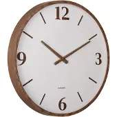 Karlsson seinäkello Detalle Large warm grey KA6087WG