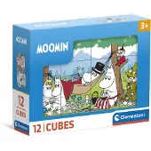 Clementoni 12 palaa Moomin kuutiopalapeli
