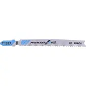 Bosch Pistosahanterä T123X Progressor, 5 kpl