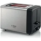 Bosch DesignLine TAT4P420 -leivänpaahdin, 2 viipaleita, ruostumaton teräs
