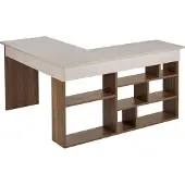 Skye Decor Kirjoituspöytä Vesper, ruskea/ valkoinen