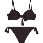 Emporio Armani for woman. EW000785_AF20241 Bikini Jacquard Pattern brown (L), Beachwear, Polyester