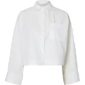 Selected Astha Cropped Boxy Pitkähihainen Kauluspaita