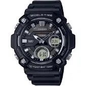 Casio Aeq-120w-1a 53.3mm 10atm Quartz Analogue/digital Kello