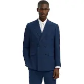 Selected Slhslim-Oasis Sun Db Blz - Navy - 48