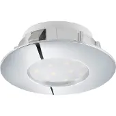 Eglo LED-alasvalo Eglo Pineda 6W Ø78mm kromi himmennettävä 95812
