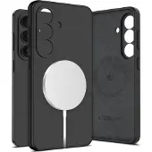 Tech-Protect Samsung Galaxy S26 Nestemäinen silikonikotelo - MagSafe-yhteensopiva - musta