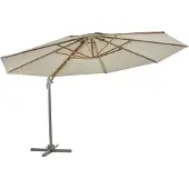 Brafab , Luzzi riippuva aurinkovarjo Ø350 cm Light grey/khaki
