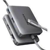 Axagon USB-C-keskitin HMC-5HL, 5-in-1