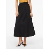 Vila Viprisilla Hw Ankle Skirt - Noos - Black - 42
