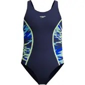 Speedo Hyperboom Splice Muscleback One Piece - Navy - 6