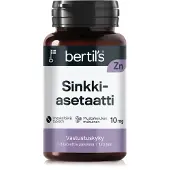 Bertils Bertil’s Imeskeltävä Sinkkiasetaatti 120 tabl. ravintolisä