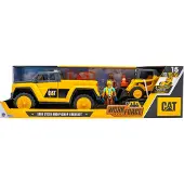 CAT Workforce Pick Up Truck + Skid Steer ajoneuvo ja kaivuri