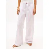 Tommy Hilfiger Poplin Stripe Pants - Pink - XS