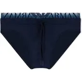 Emporio Armani for man. EM000582_AF20432 Logo band navy swim brief (L), Beachwear, Polyamide