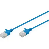 Digitus DK-1618-050S-BL, 5 m, Cat6, U/UTP (UTP), RJ-45, RJ-45, Musta