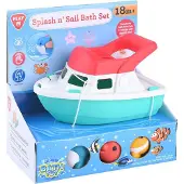 Playgo Bath Set Boat with Spray Figures - 4pcs.