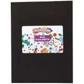 Colorations - Foam Sheets Black 10 pcs.