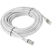 Lanberg patch cable - 10 m - grey RAL 7035 - Harmaa - 10m