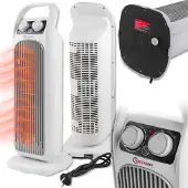 FORCEKRAFT TUULETIN LÄMMITIN LÄMMITIN SÄHKÖINEN TERMOSTAATTI TEHOKAS 2000W