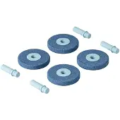Modu 4x Foam Wheels - 4 kpl - Deep Blue/Sky Blue - - OneSize - Motoriikkalelut