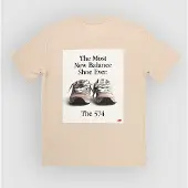 New Balance 574 Shoe Graphic Kids T-paita, T14