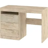 Meblocross Kirjoituspöytä Maximus MXS-03, 3 laatikkoa, moderni hiekanväri