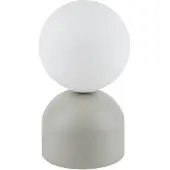 TK Lighting Miki pöytävalaisin, G9, beige/valkoinen