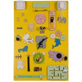 Hobby Hall Kaksipuolinen opetustaulu 3in1 magneeteilla lapsille