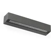 Faro Led ulkoseinävalaisin Doro, Alumiini/harmaa/sinkki, Alumiini, Moderni,