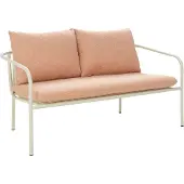 Brafab Bendt sohva Pearl White / Teddy Orange