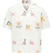 Only & Sons Onsedward Rlx Ss Shirt - White - M