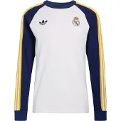 Adidas Real Madrid T-paita OG - Valkoinen/Navy Pitkähihainen - , koko X-Large