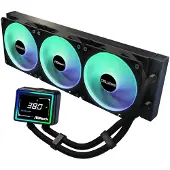 Asrock Challenger Digital 360mm ARGB -nestejäähdytin, musta
