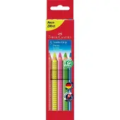 Faber-Castell - Pencil Jumbo Grip Neon box (5 pcs) (110994)