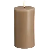Moods & More LED pillar candle - Sand - 74x150 mm
