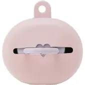 Hevea Pacifier Keeper Case, Natural Rubber - Pink - ONE SIZE