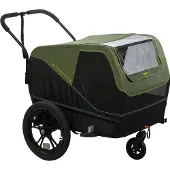 Xlc koirakärry medium musta/oliivi